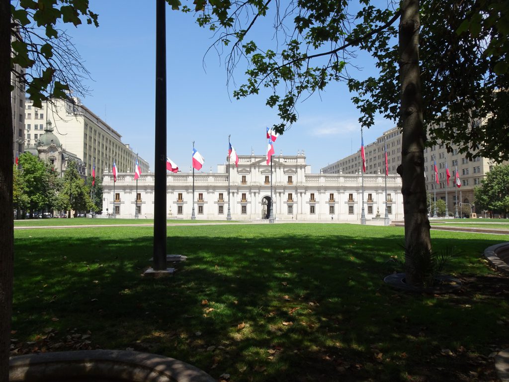 One day in Santiago de Chile - Presidential Palace of Chile