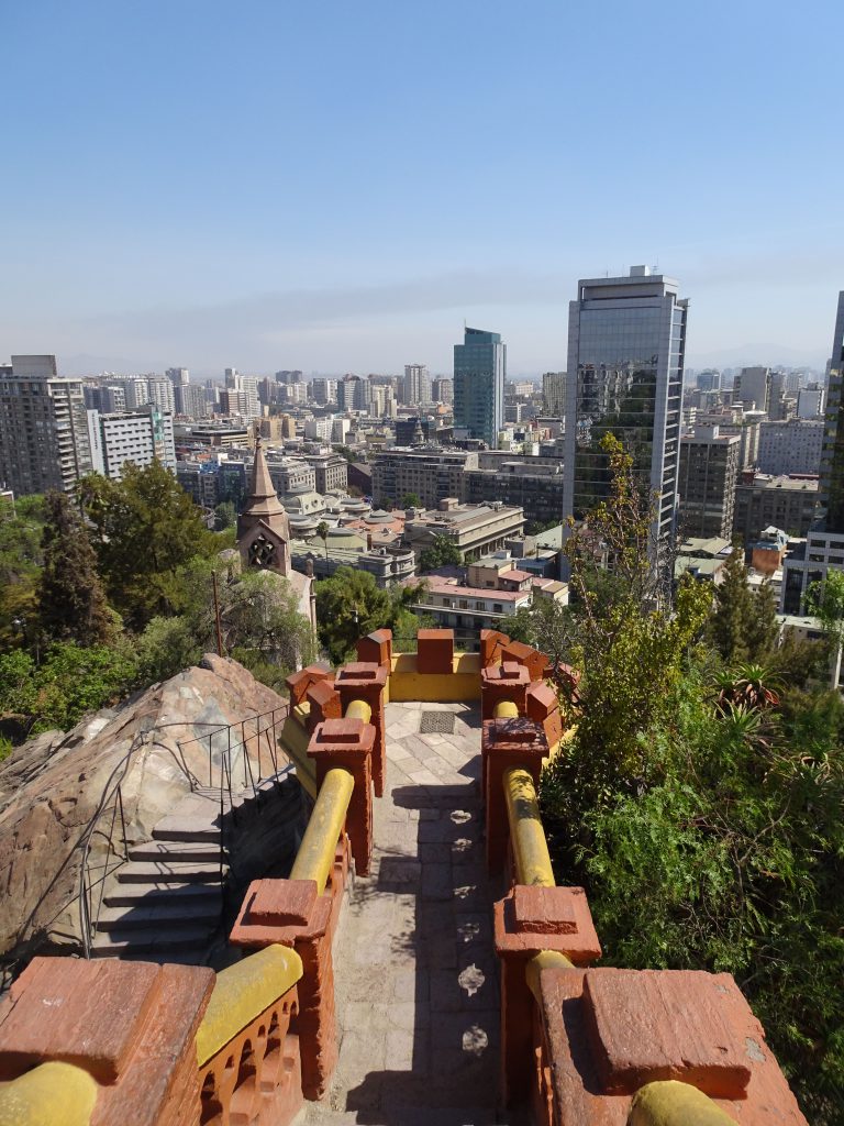 One day in Santiago de Chile - Cerro Santa Lucia view