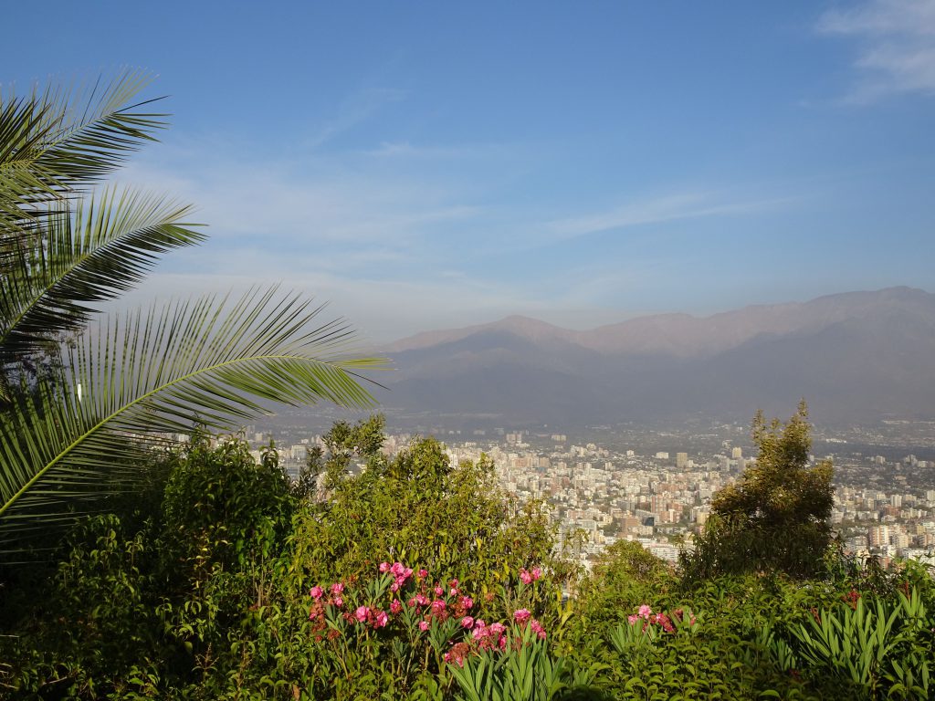 Santiago de Chile in one day - Cerro San Cristobal view
