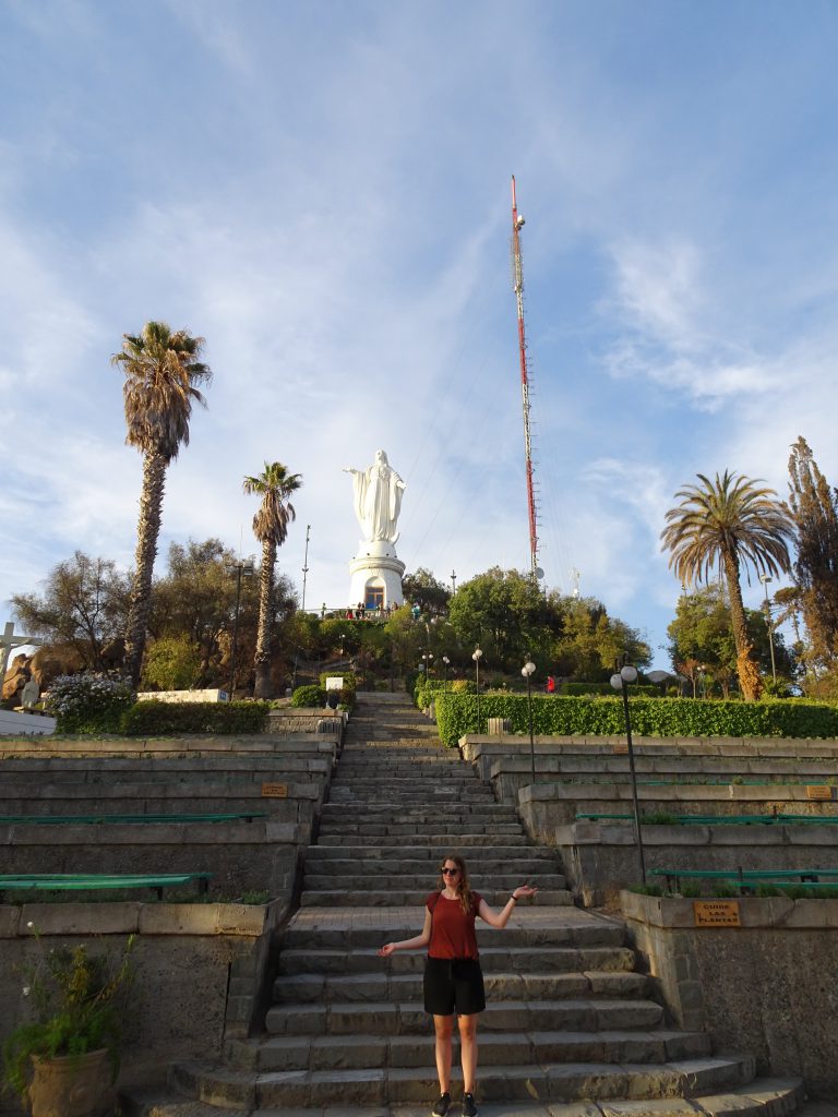 Cerro San Cristobal stutue