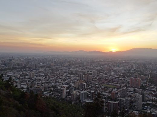 Santiago de Chile in one day - Cerro San Cristobal view