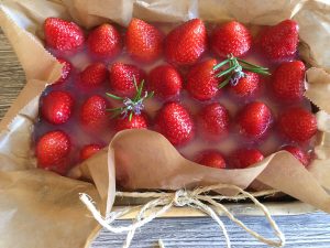 German strawberry cake