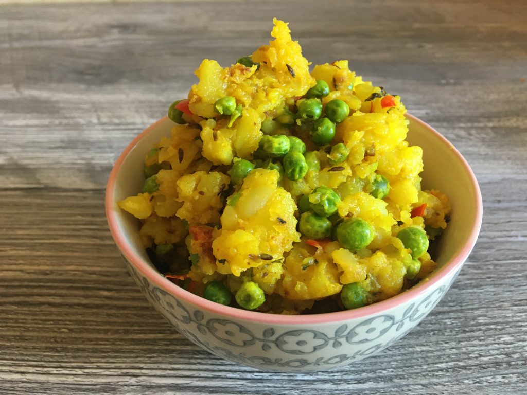 Filling for Indian Aloo samosas