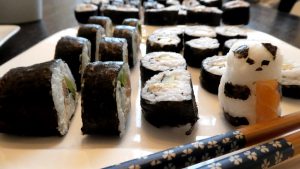 homemade japanese sushi