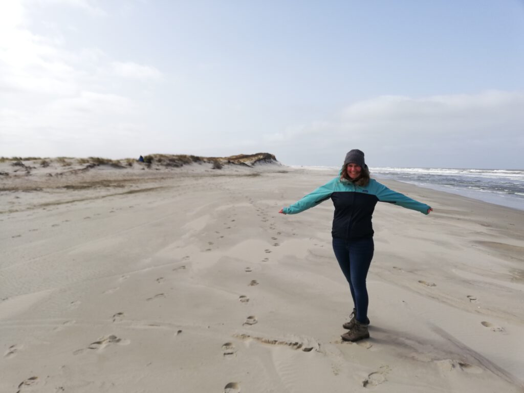 Hiking to the most eastern point of Terschelling