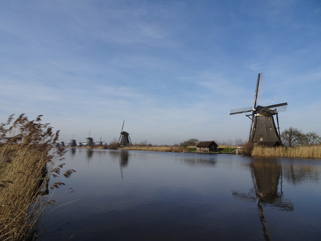 UNESCO world heritage Kinderdijk, windmills in the Netherlands
